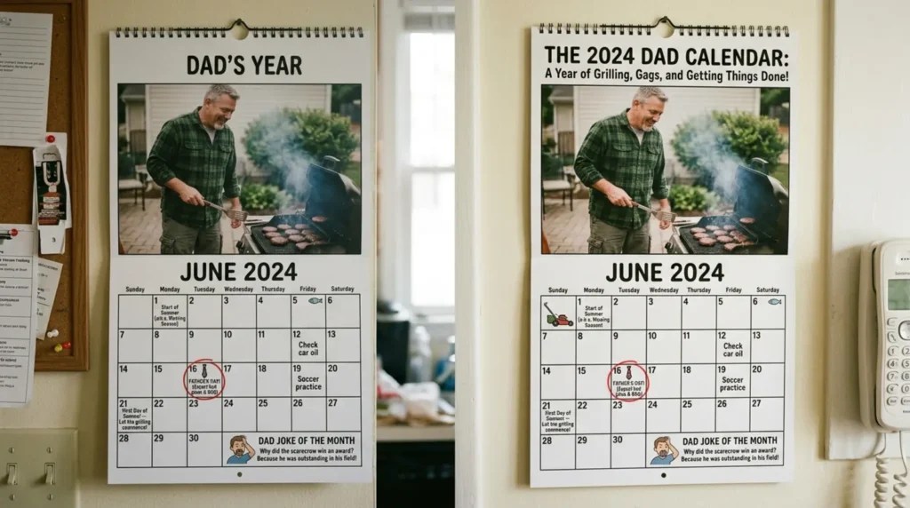 dad joke calendar