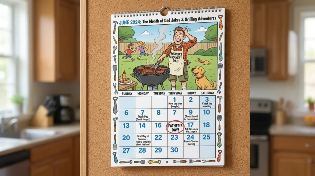 dad joke calendar